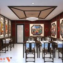 Thiết kế nhà hàng chị Hải Yến tại Hàng Bông Hà Nội